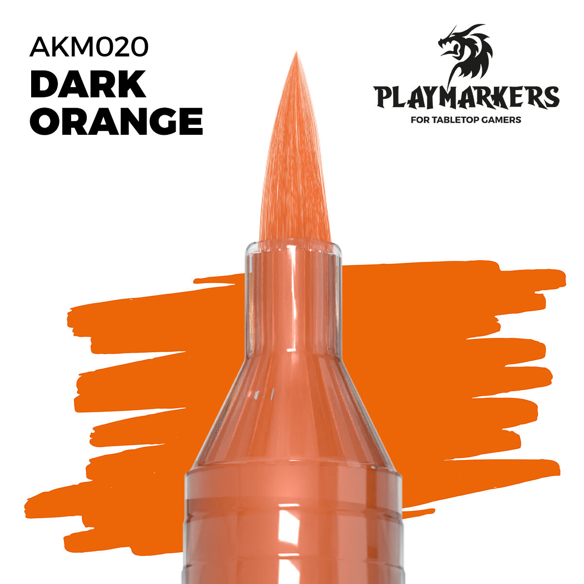 AK Interactive Playmarkers Acrylic Paint Marker DARK ORANGE AKM020