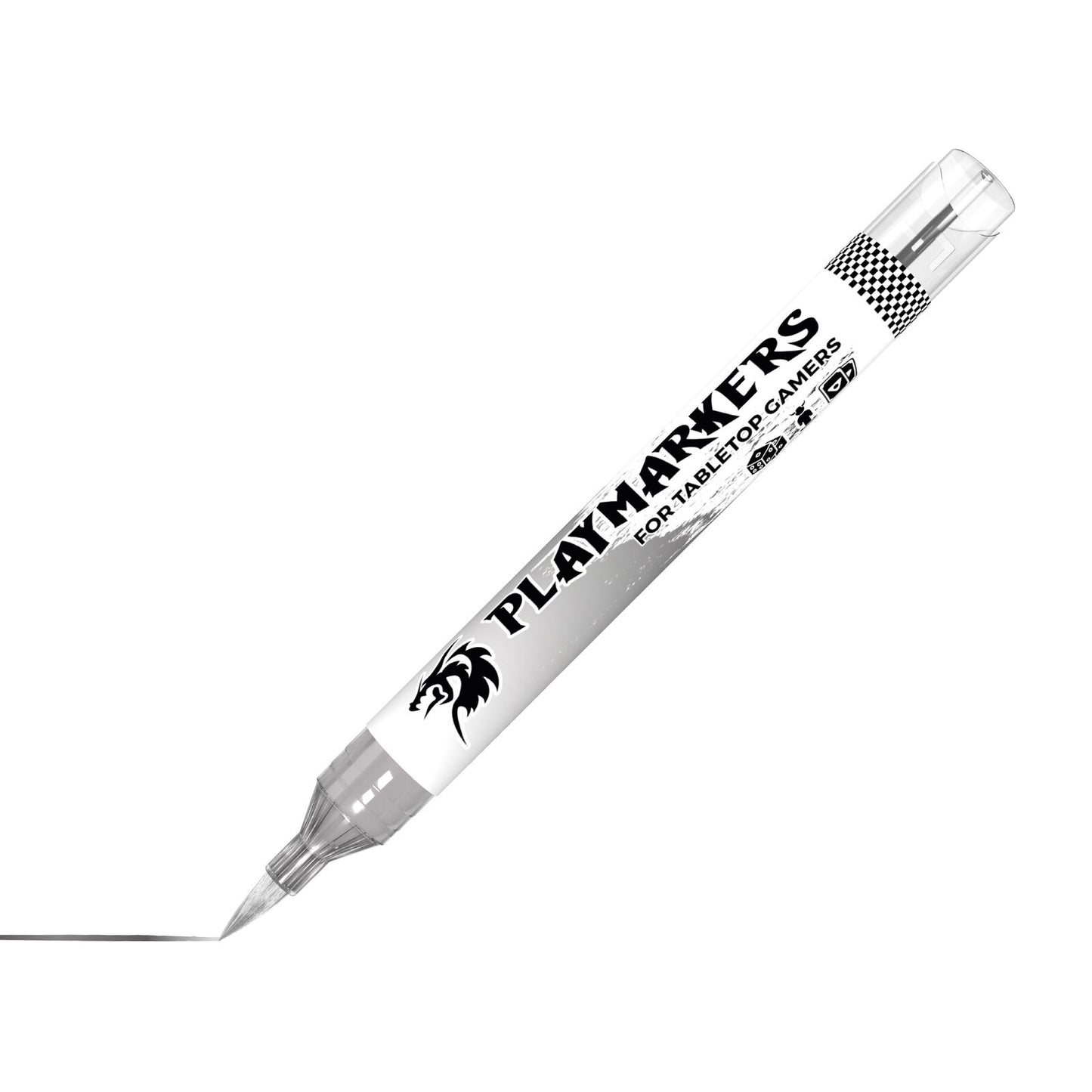 AK Interactive Playmarkers Acrylic Paint Marker SILVER AKM030