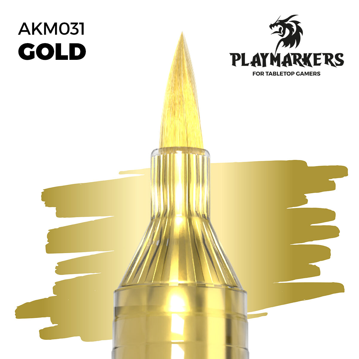 AK Interactive Playmarkers Acrylic Paint Marker GOLD AKM031