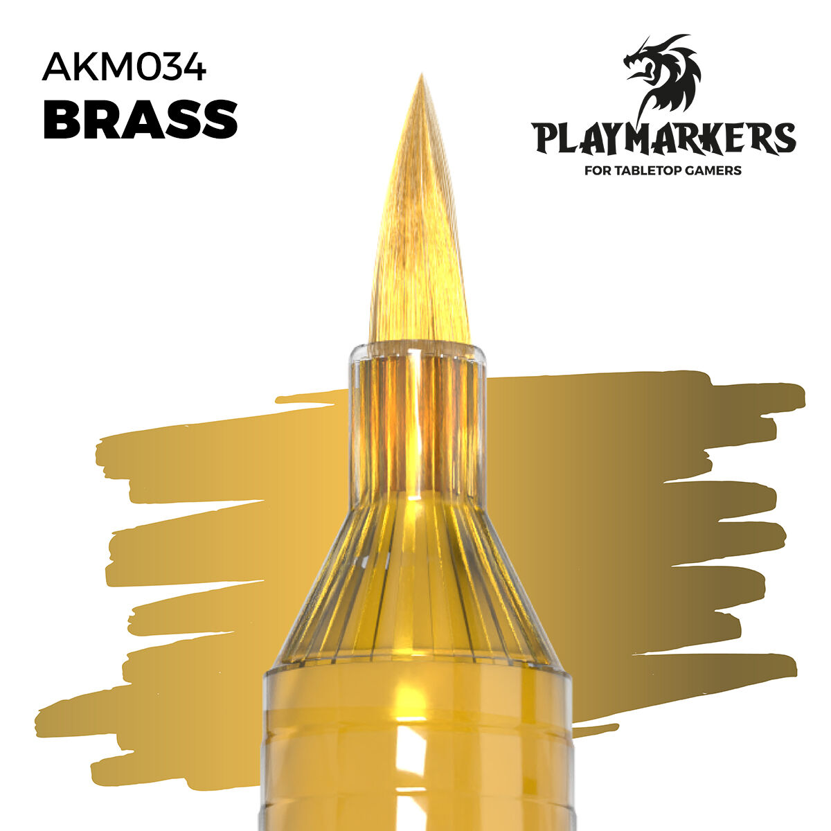AK Interactive Playmarkers Acrylic Paint Marker BRASS AKM034