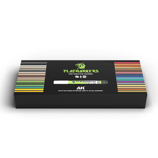 AK Interactive Playmarkers: Special Box Full Range 34 Colour Set AKM150