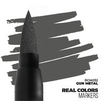 AK Interactive Real Colors Markers GUN METAL RCM032