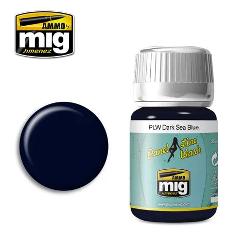 AMMO PANEL LINE WASH DARK SEA BLUE 35ML AMIG1603