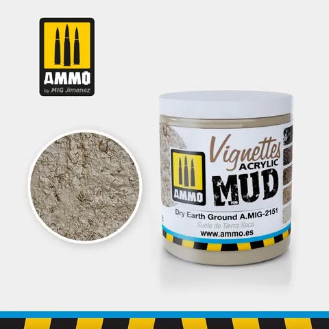 AMMO Vignettes Acrylic Mud DRY EARTH GROUND 100ml AMIG2151