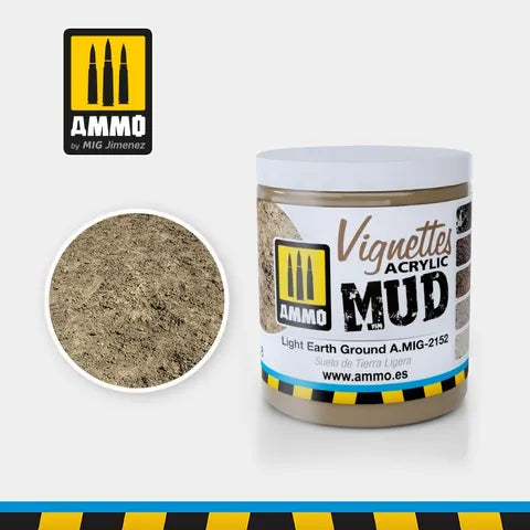 AMMO Vignettes Acrylic Mud LIGHT EARTH GROUND 100ml AMIG2152