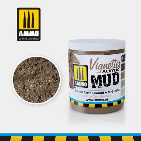 AMMO Vignettes Acrylic Mud TURNED EARTH GROUND 100ml AMIG2153