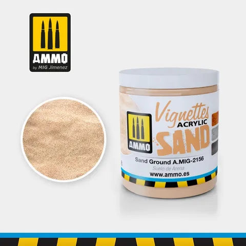 AMMO Vignettes Acrylic Ground SAND TEXTURE 100ml AMIG2156