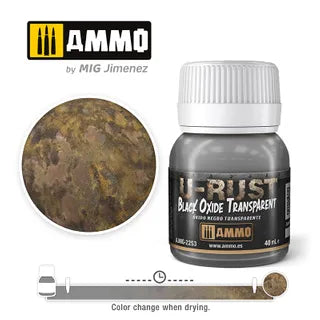 AMMO U-RUST- BLACK OXIDE TRANSPARENT 40ML AMIG2253