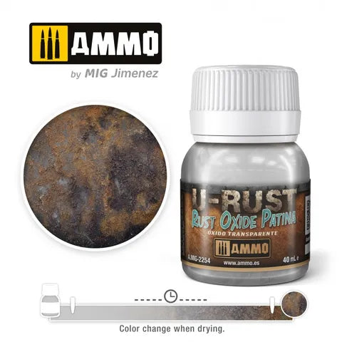 AMMO U-RUST- RUST OXIDE PATINA 40ML AMIG2254