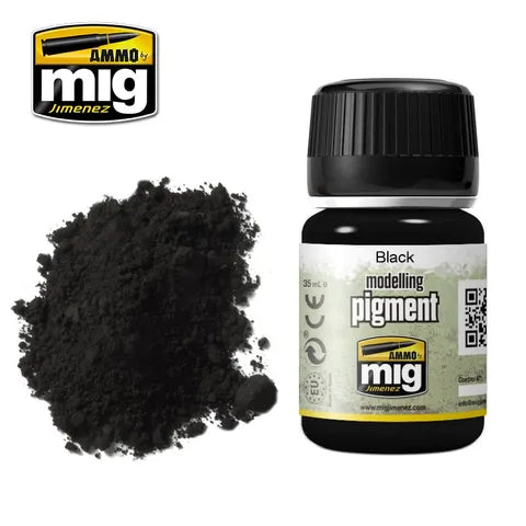 AMMO PIGMENT BLACK 35ML AMIG3001