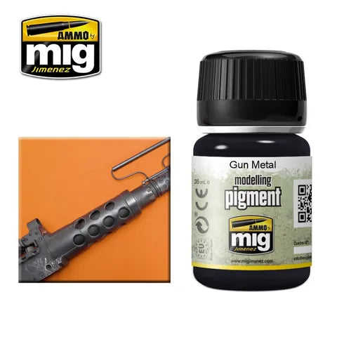 AMMO PIGMENT GUN METAL 35ML AMIG3009