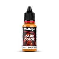 Vallejo Game Colour Acrylic Paint GOLD YELLOW 18ml 72.007