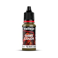 Vallejo Game Colour Acrylic Paint CAMOUFLAGE GREEN 18ml 72.031