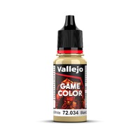 Vallejo Game Colour Acrylic Paint BONE WHITE 18ml 72.034