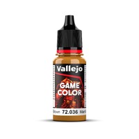 Vallejo Game Colour Acrylic Paint BRONZE BROWN 18ml 72.036
