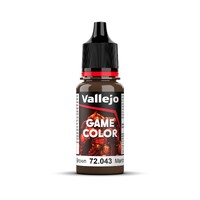 Vallejo Game Colour Acrylic Paint BEASTY BROWN 18ml 72.043