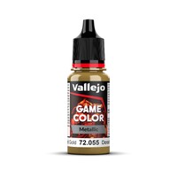 Vallejo Game Colour Metal Acrylic Paint POLISHED GOLD 18ml 72.055