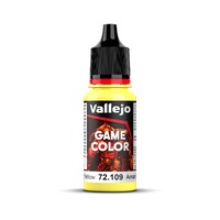 Vallejo Game Colour Acrylic Paint TOXIC YELLOW 18ml 72.109