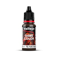Vallejo Game Colour Acrylic Paint GORGON BROWN 18ml 72.124