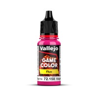 Vallejo Game Colour Fluorescent Acrylic Paint MAGENTA 18ml 72.158