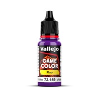 Vallejo Game Colour Fluorescent Acrylic Paint VIOLET 18ml 72.159