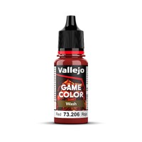 Vallejo Game Colour Wash Acrylic RED 18ml 73.206