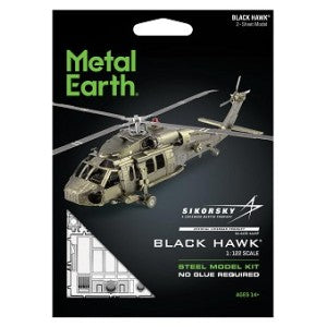 Metal Earth BLACK HAWK FCMM-BH