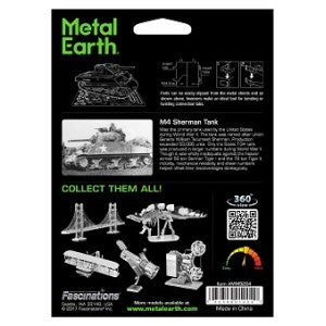Metal Earth Sherman Tank FCMM-ST