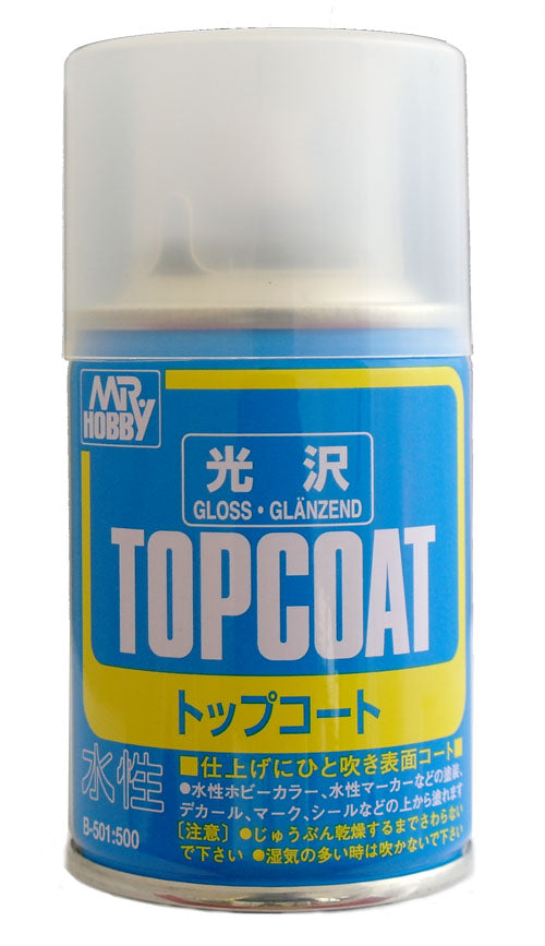 Mr Hobby (Gunze) Mr Topcoat Spray GLOSS CLEAR 88ml B501