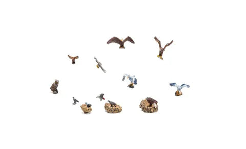 Woodland Scenics HO BIRDS AND NESTS WS-A1970