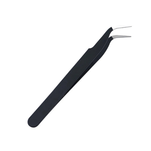 KSM Tweezers Curved Black 12cm