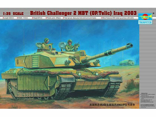 Trumpeter 1/35 British Challenger II MBT Basra 2003 Telic TR00323