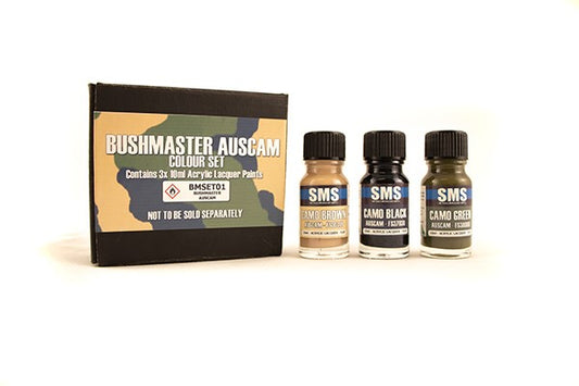 SMS Bushmaster Acrylic Lacquer Colour Set BMSET01