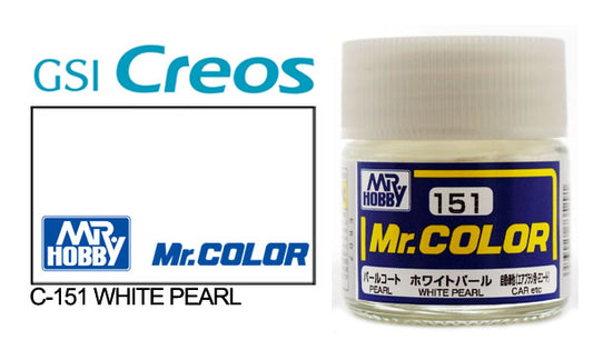 Mr Hobby (Gunze) Aqueous WHITE PEARL 10ml H151