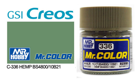 Mr Hobby (Gunze) Aqueous Semi Gloss HEMP BS4800/10B21 10ml H336