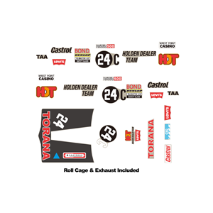 DDA 1:24 #24C LJ Torana Bathurst Decal DDAAC014