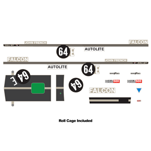 DDA 1:24 #64E XY Ford Bathurst Decal Kit w/Roll Cage DDAAC018