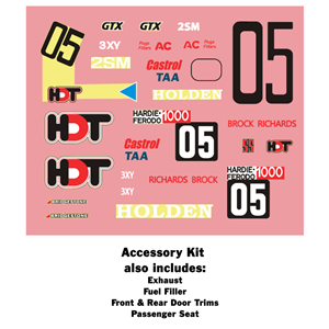 DDA 1:24 A9X Torana 1979 Bathurst Winner Accessory Kit w/ Decals DDAAC019