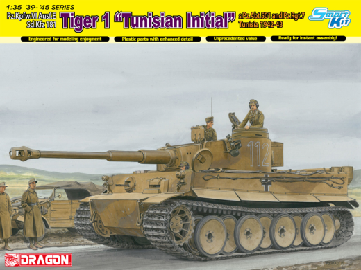Dragon 1/35 Tiger I "Tunisia Initial Tiger" 6608