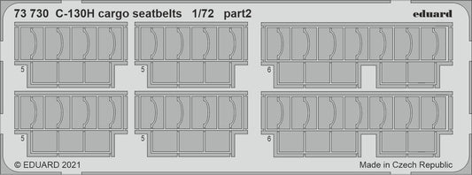 Eduard Photo etched parts 1/72 C-130H Cargo Seatbelts 73730