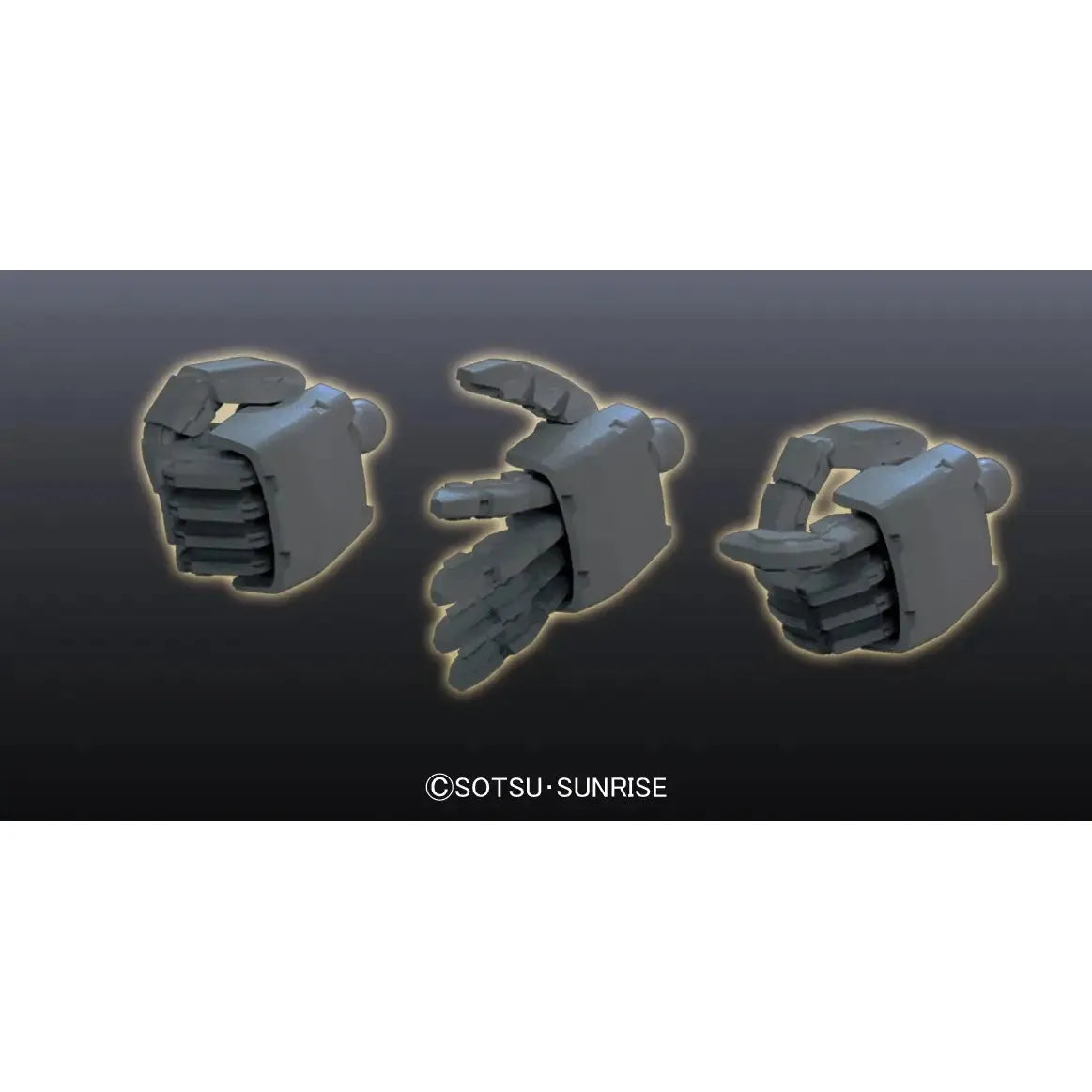 Bandai Gundam Builders Parts HD 1/144 MS Hand 02 (Zeon) Dark Gray G5062865