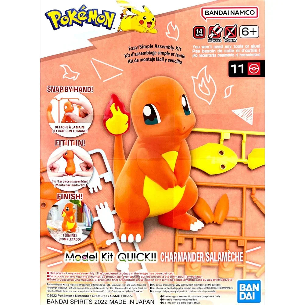 Bandai Pokemon Model Kit QUICK!! 11 CHARMANDER G5064075