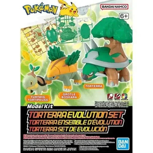 Bandai Pokemon Model Kit TORTERRA EVOLUTION SET G5066568