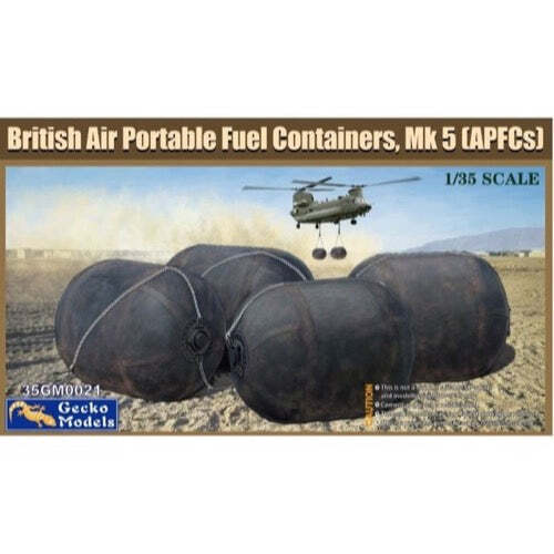 Gecko 1/35 British 500 Gallon Collapsible Drop Drum Bladder Set 35GM0021