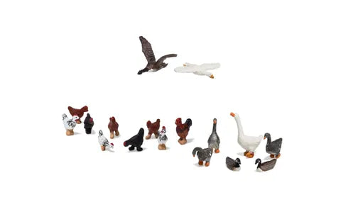 Woodland Scenics HO GEESE AND CHICKENS WS-A1968