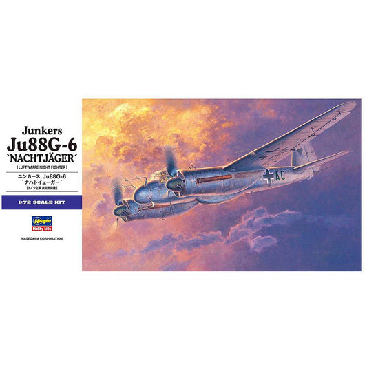 Hasegawa 1/72 JUNKERS Ju88G-6 - NACHTJAGER H01562