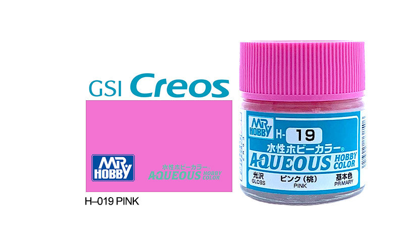 Mr Hobby (Gunze) Aqueous Gloss PINK 10ml H019