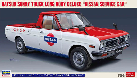 Hasegawa 1/24 DATSUN SUNNY TRUCK LONG BODY DELUXE - NISSAN SERVICE CAR H20482
