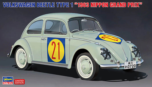 Hasegawa 1/24 Volkswagen Beetle Type 1 - 1963 Nippon Grand Prix Model Car H20623
