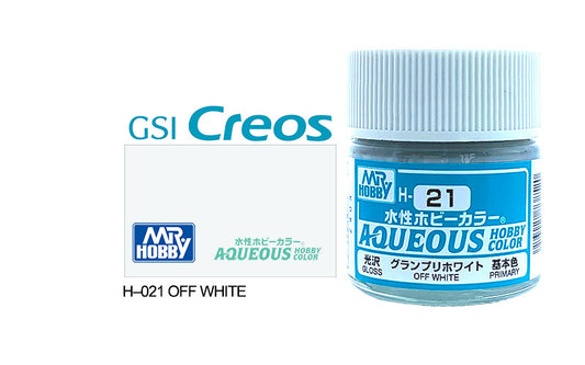 Mr Hobby (Gunze) Aqueous Gloss OFF WHITE 10ml H021